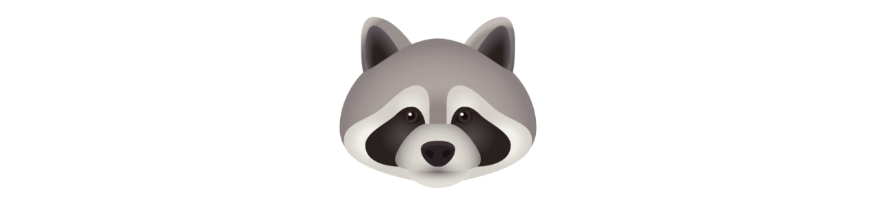 Raccoon maskotar - Maskotdräkt - Redbrokoly.com