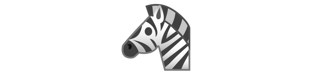 maskotki zebry - Déguisement de maskotki -