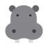 Mascottes hippopotame