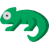 Mascottes caméléon