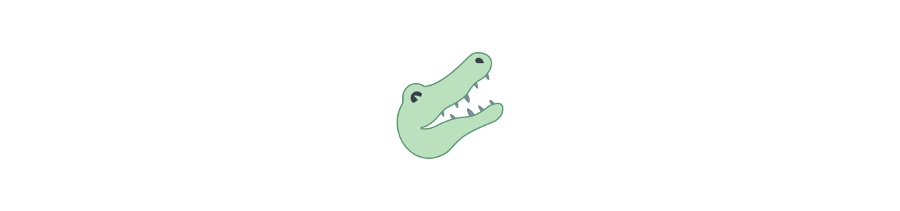 Krokodil mascotte - Mascottekostuum -