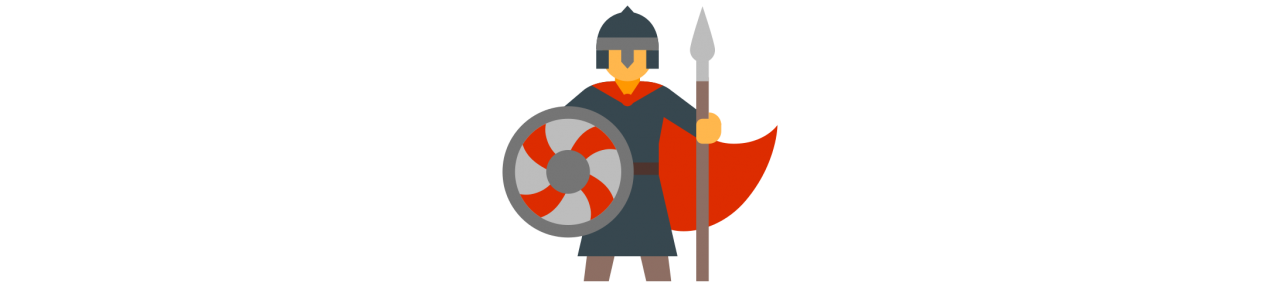 Mascotte di soldati - Costume mascotte -