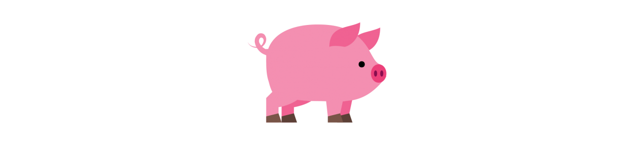 Mascotas de cerdo - Disfraz de mascota -
