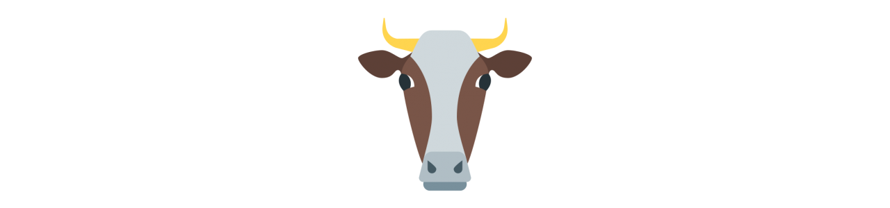 Mascottes de vache - Mascottes - Redbrokoly.com