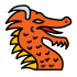 Draak mascotte