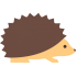 Igel-Maskottchen