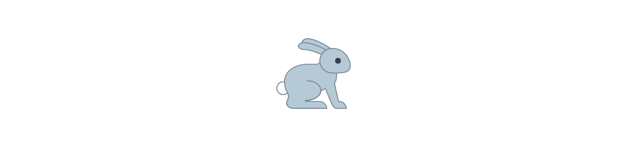 Konijn mascotte - Mascottekostuum - Redbrokoly.com