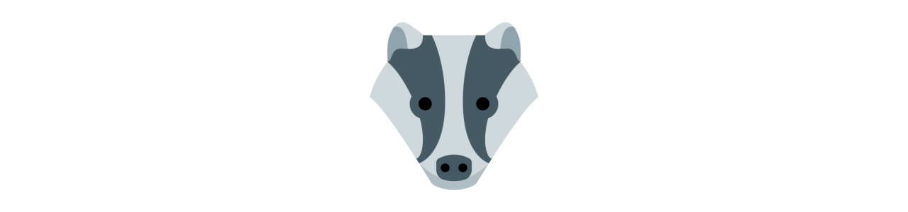 Dachs-Maskottchen - Maskottchenkostüm -