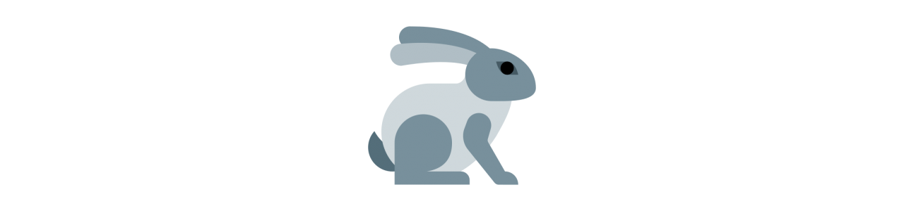 Vild kanin maskot - Maskotkostume - Redbrokoly.com