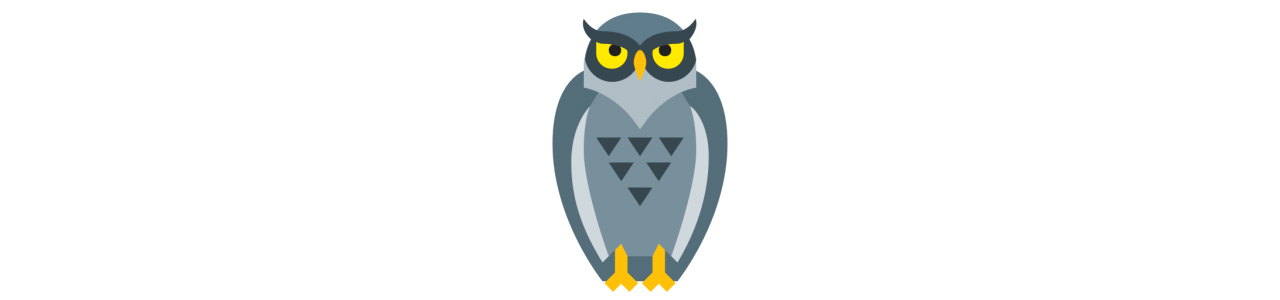 Mascottes Hibou - Mascottes - Redbrokoly.com