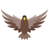 Falken-Maskottchen