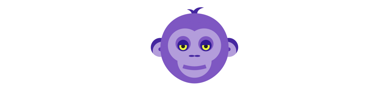 Mascotte scimmia - Costume mascotte -