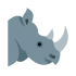 Mascotte di rinoceronte