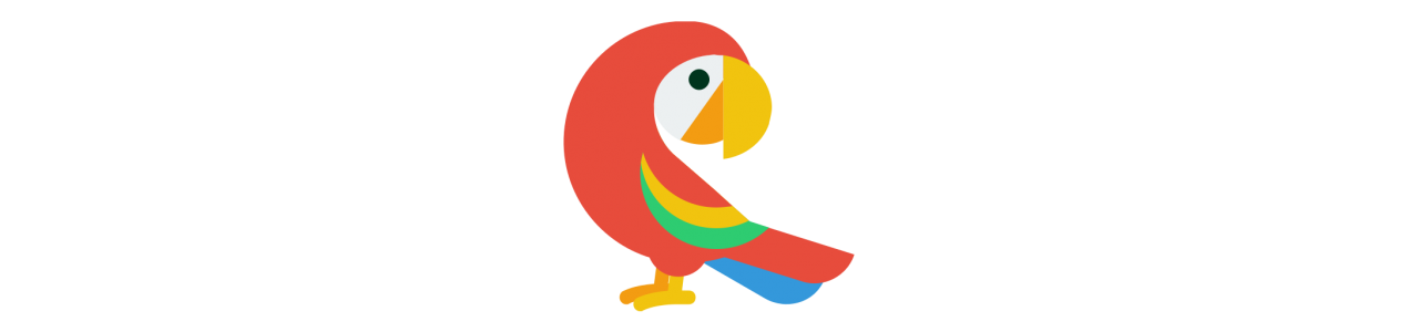 Mascotte pappagallo - Costume mascotte -