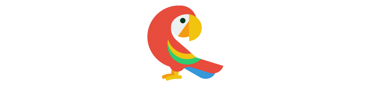 Maskotki papugi - Déguisement de maskotki -