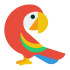 Mascotte pappagallo
