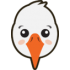 Mascotte d'oiseau