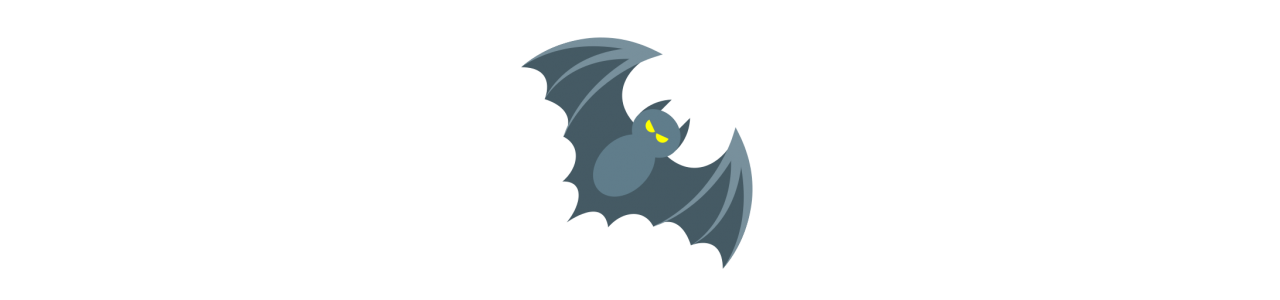 Mascottes de chauve-souris frugivore - Mascottes