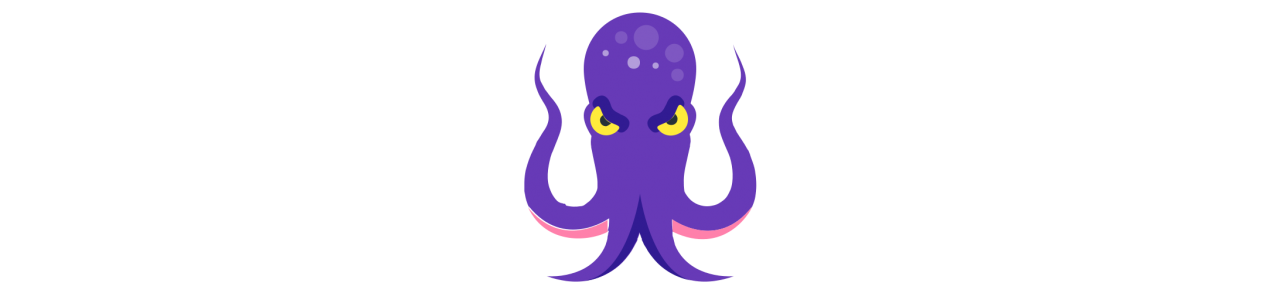 Maskoti chobotnice - Kostým maskota -