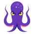 Oktopus-Maskottchen