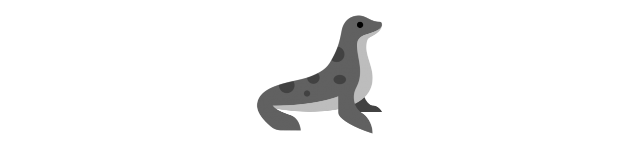Seal maskoter – Maskotkostyme – Redbrokoly.com