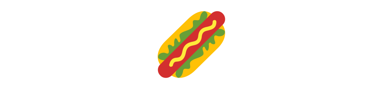 Hotdog-Maskottchen - Maskottchenkostüm -