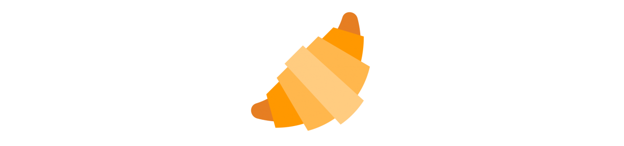 Croissant mascotes - Traje Mascote -