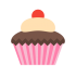 Cupcake-Maskottchen