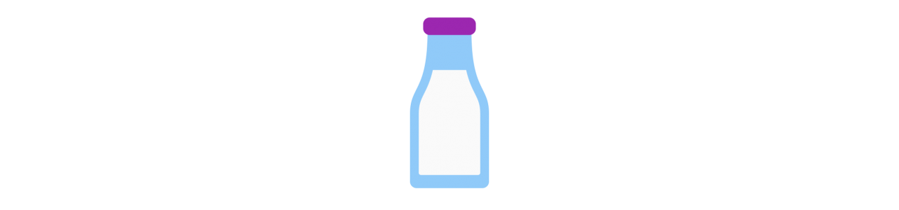 Flaska Med Mjölkmaskotar - Maskotdräkt -