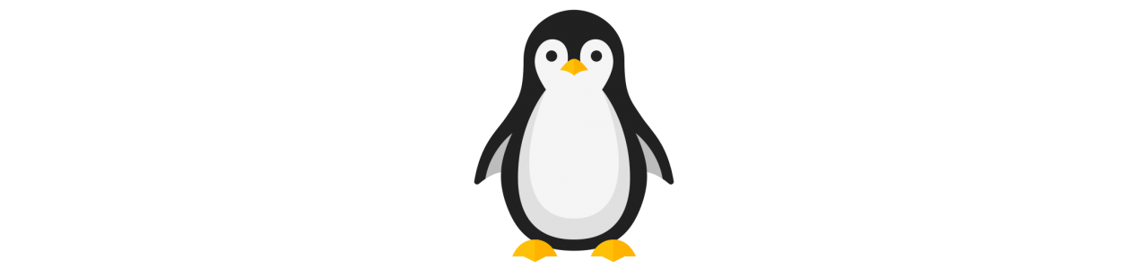 Pinguïn mascottes - Mascottekostuum -