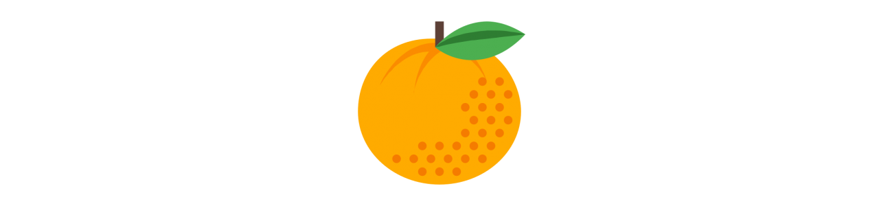 Orangefarbene Maskottchen - Maskottchenkostüm -