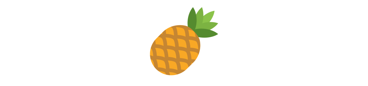 Ananas mascottes - Mascottekostuum -