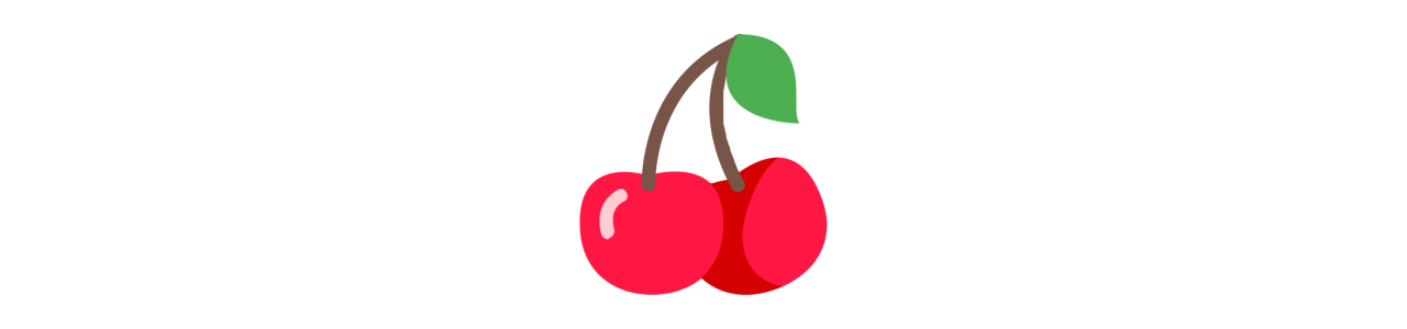 Kirsebær maskotter - Maskotkostume -