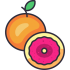 Grapefruit-Maskottchen