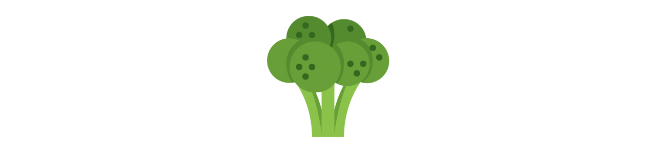 Broccoli-mascottes - Mascottekostuum -