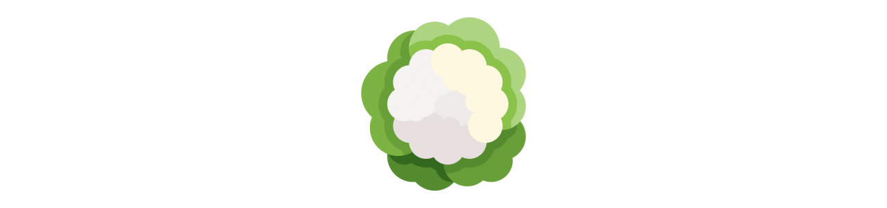 Mascottes de chou-fleur - Mascottes -