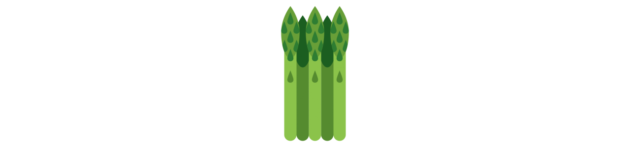 Asperge mascottes - Mascottekostuum -