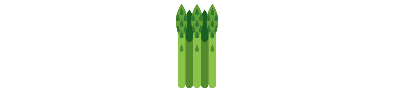 Mascotte di asparagi - Costume mascotte -