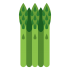 Asparges maskotter