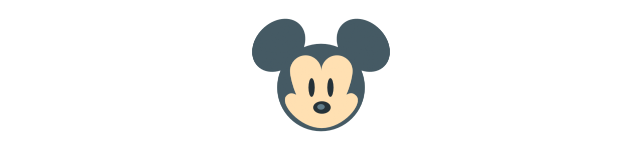 mascotes do Mickey Mouse - Traje Mascote -