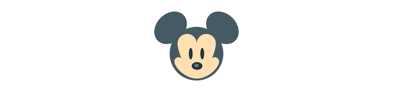Mickey Mouse-mascottes - Mascottekostuum -