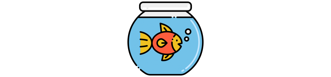 Mascotas de peces de colores - Disfraz de mascota