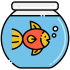 Mascottes de poisson rouge