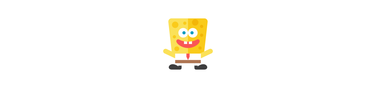 Le mascotte di Spongebob - Costume mascotte -