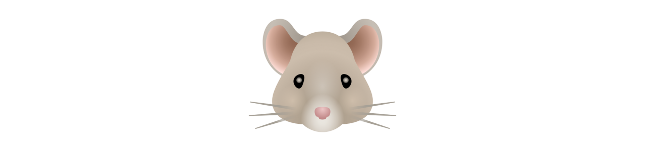 Maus-Maskottchen - Maskottchenkostüm -