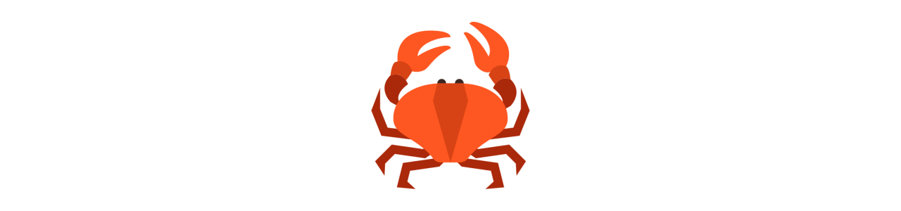 Mascottes de crabe ermite - Mascottes -