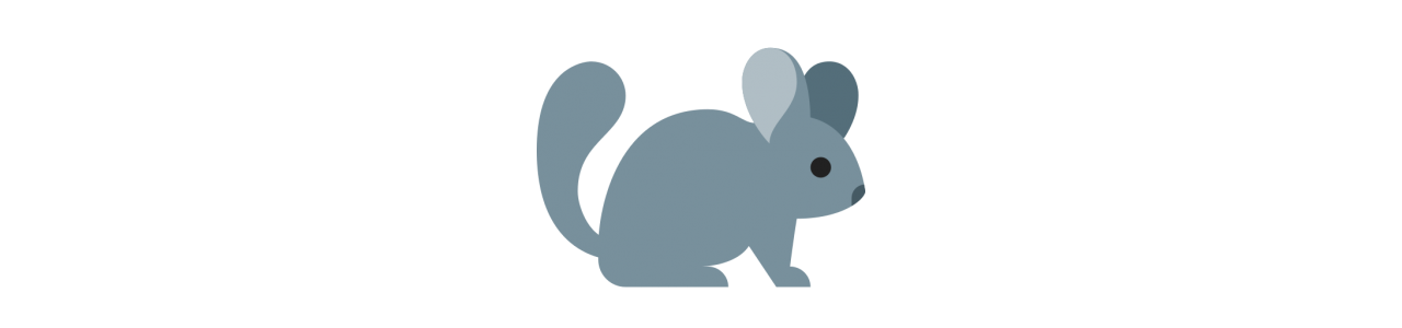 Mascotas de chinchilla - Disfraz de mascota -