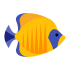 Betta-Fisch-Maskottchen