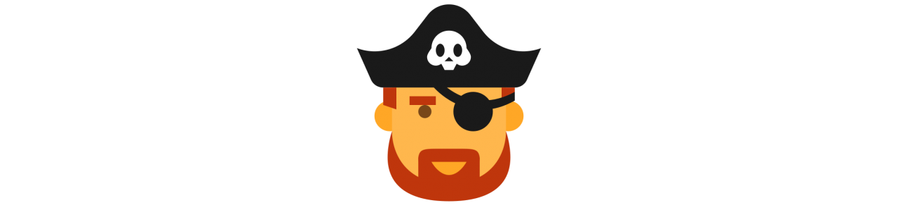 Mascotte dei pirati - Costume mascotte -