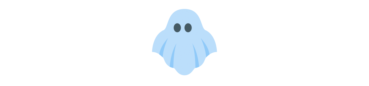 Ghost-mascottes - Mascottekostuum - Redbrokoly.com